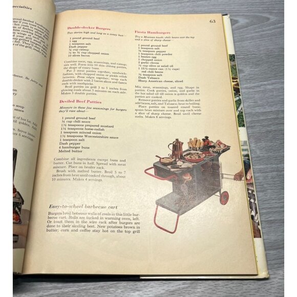 Vintage Better Homes & Gardens Barbecue Cookbook 1st Edition 1956 BBQ Recipes - Picture 10 of 15